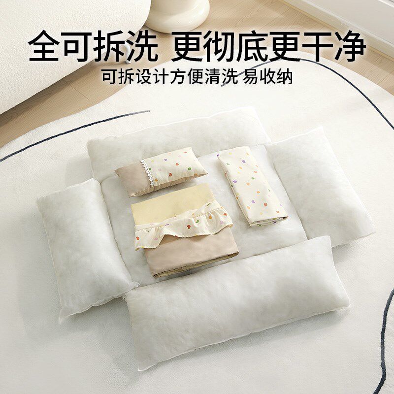 狗窝四季通用可拆洗公主狗床泰迪比熊睡觉的沙发猫窝夏天宠物用品