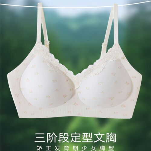 发育期少女文胸高中生内衣初中学生青春期女孩大童三阶段定型胸罩