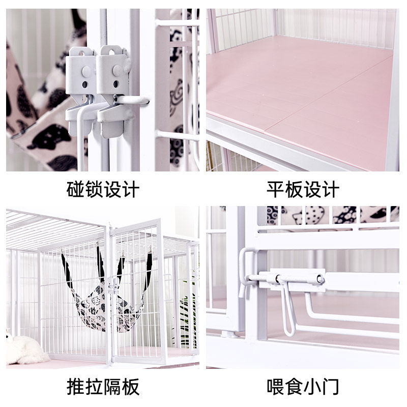 可折叠猫笼宠物笼子宠物医院猫舍便捷笼具多层三层可拆洗优质猫窝