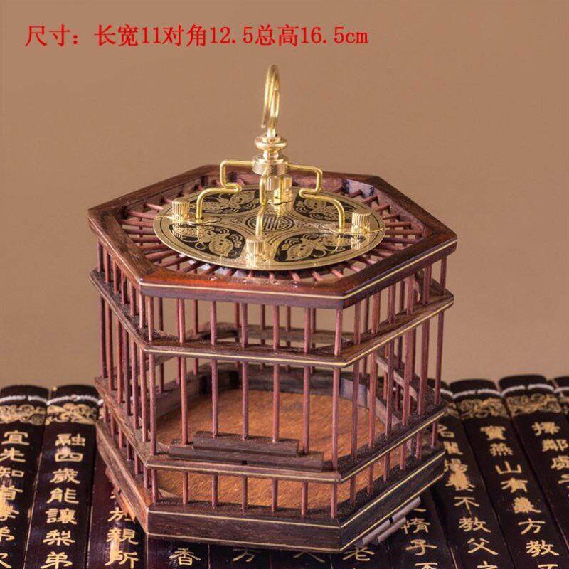 螽斯笼子别墅高档精品红木螽斯笼乌木紫光檀木竹条手工自制纯铜钩