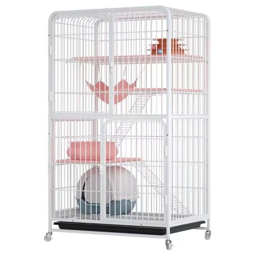 猫笼子家用室内猫别墅带厕所一体式自由超大空间双层猫屋猫舍猫笼