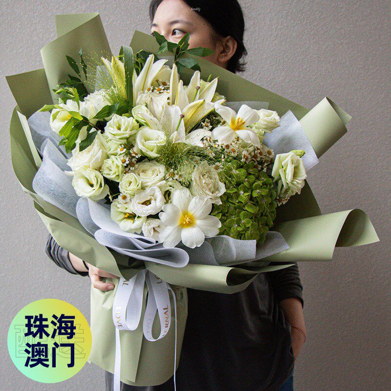 珠海鲜花速递同城配送混搭花束花店送花上门生日礼物妈妈长辈领导