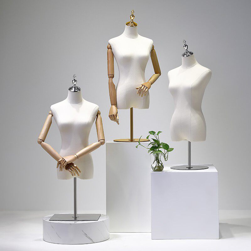 女装台模服装店模特道具半身西服定制店矮人台模特架子橱窗展示架