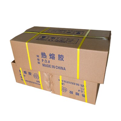 高粘热熔胶棒25kg整箱 SGS手工粘合7/11mm包装溶胶棒厂家可贴牌