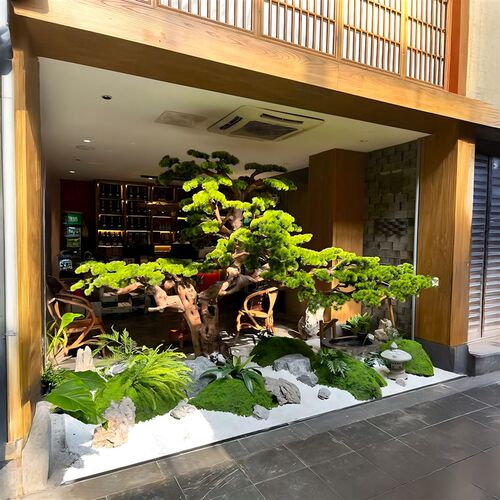 仿真绿植景观造景组合商业门面装饰场景布置仿生大型植物装饰假树