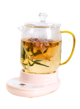 办公室玻璃养生壶小型家用迷你煮茶杯多功能煮花茶壶电热杯养生杯