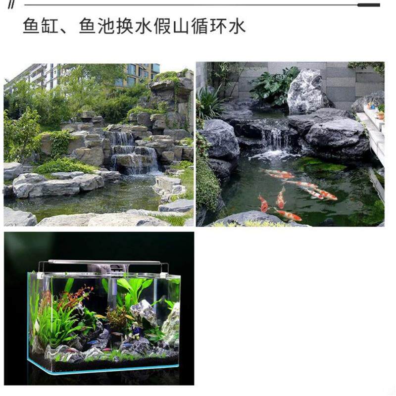 太阳能假山水池循环水泵庭院鱼池过滤鱼缸流水摆件增氧景观大功率