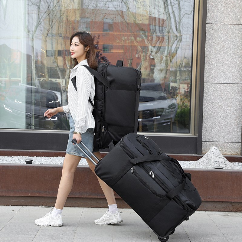 特大牛津布拉杆包托运旅行箱男女通用搬家旅行包可收纳折叠行李包