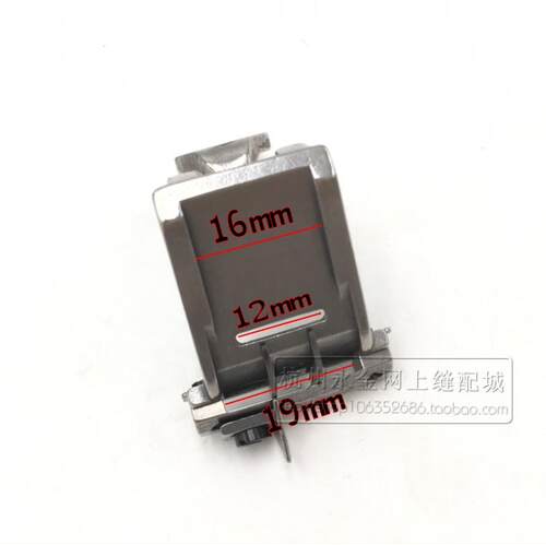 工业缝纫机457三角针贴带压脚2280织带压脚高速人字车可调面贴器