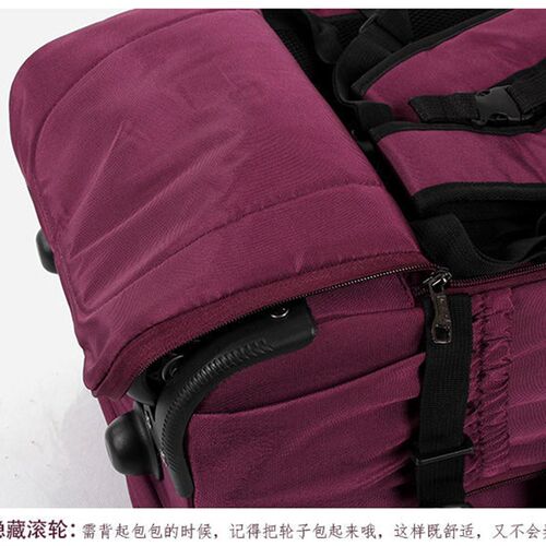 可背可拉多功能拉杆包 商务行李袋牛津布防水旅行包多口袋 电脑包