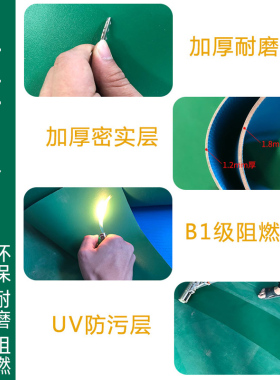 绿色PVC地板革加厚耐磨防水泥地直接铺厂房车间专用塑胶地垫商用