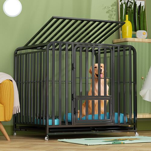 狗笼子中型大型犬室内家用带厕所小型宠物笼边牧金毛拉布拉多狗笼
