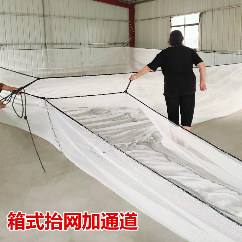 定做尼龙抬网搬网大型渔网抬鱼网鱼塘自动捕鱼网搬筝网提网吊网箱
