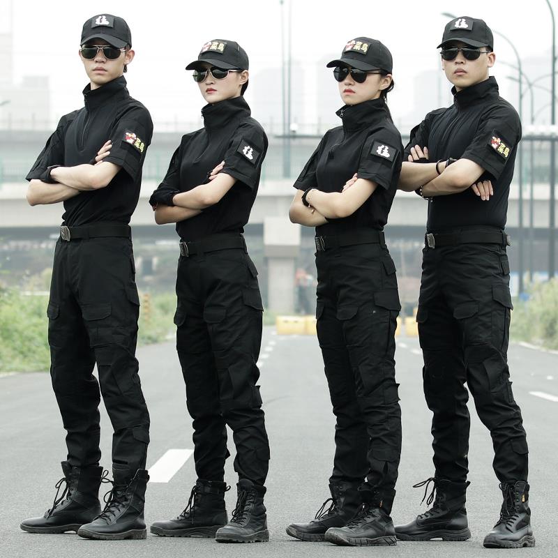 新蛙服弹力透气新式蛙人服迷彩服套装男春秋拓展教官服活动军训服