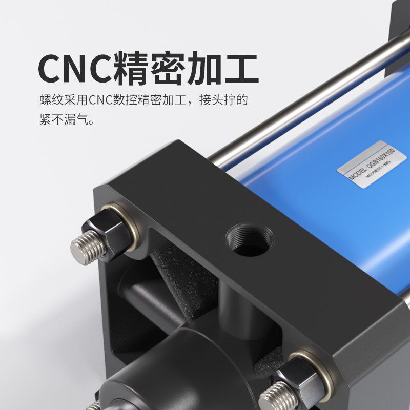 QGB重型全铁气缸大推力标准大全JB125/160/200/250/320/400X100