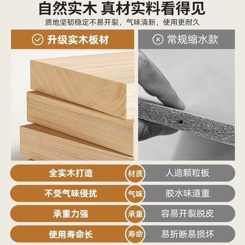 全实木书架置物架落地靠墙组合格子柜客厅幼儿园储物收纳家用书柜