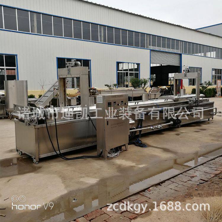 鱼豆腐油炸生产线 多种热源选择方便油水分类温度可控规格供应