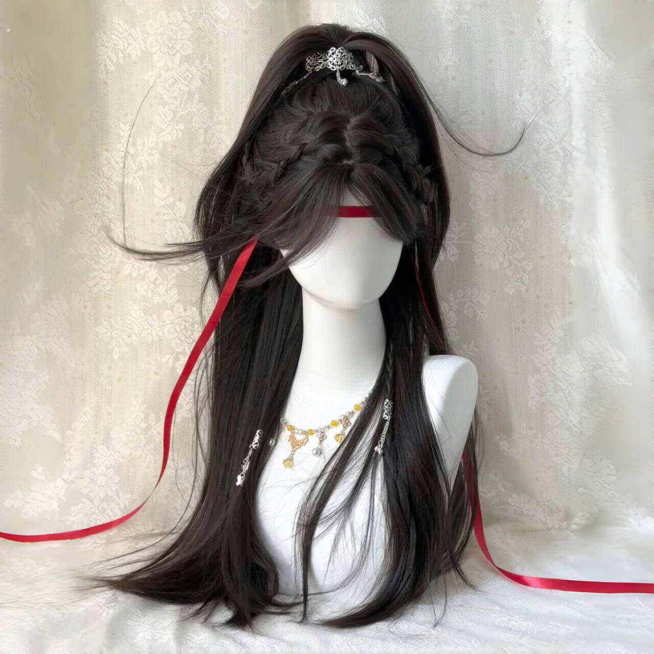 假发女新中式高层次长直发汉服仙侠古装少年感古风日常万用全头套