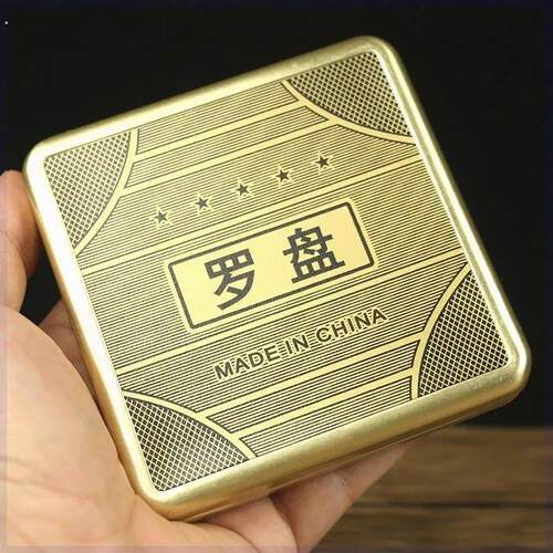 罗盘罗经仪开户外罗盘寻龙诀指南针随身携带地质小翻盖高精度专业