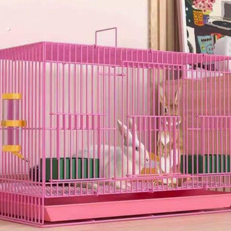 兔子笼家用特大号幼兔小兔笼荷兰猪笼小鼠笼龙猫笼室内带厕所兔笼