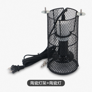 蜜袋鼯保温加热灯鹦鹉爬虫仓鼠过冬用品陶瓷灯网箱笼子防烫灯罩