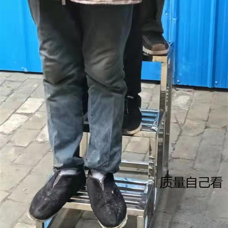 不锈钢家用脚踏凳加厚加粗台阶凳梯凳户外室内小门台货梯凳登高凳