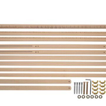DIY实木可拆卸可调节高度大号挂毯编织机wooden Weaving Loom