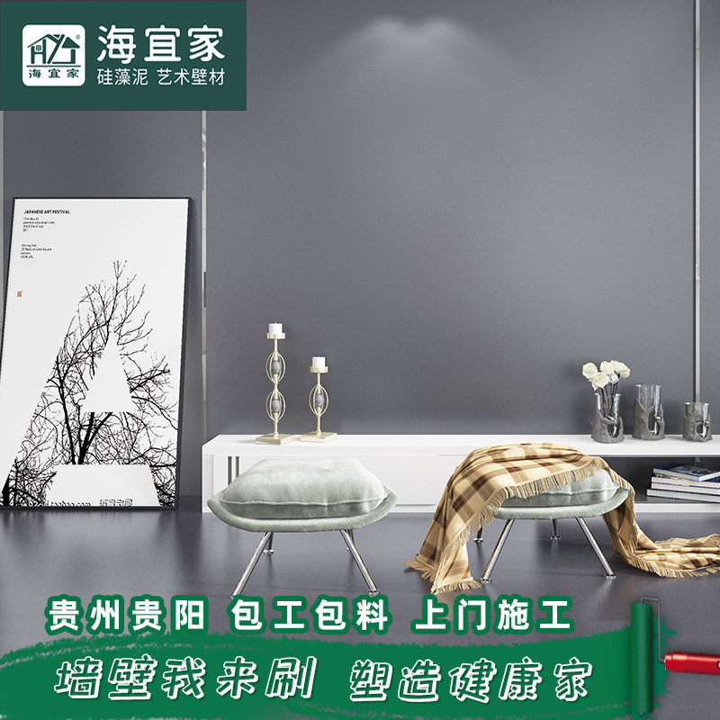 贵州贵阳硅藻泥 环保除甲醛喷涂欧式室内客厅卧室电视背景墙图案