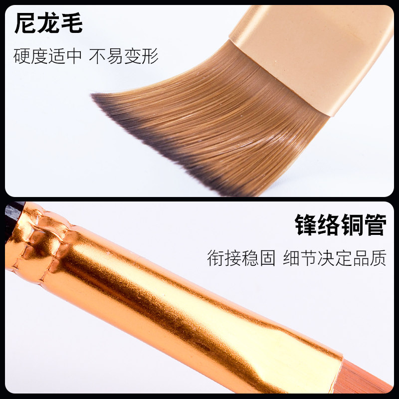 蒙玛特尼龙油画笔套装美术软毛手绘油画画笔排笔长杆15支含包全套
