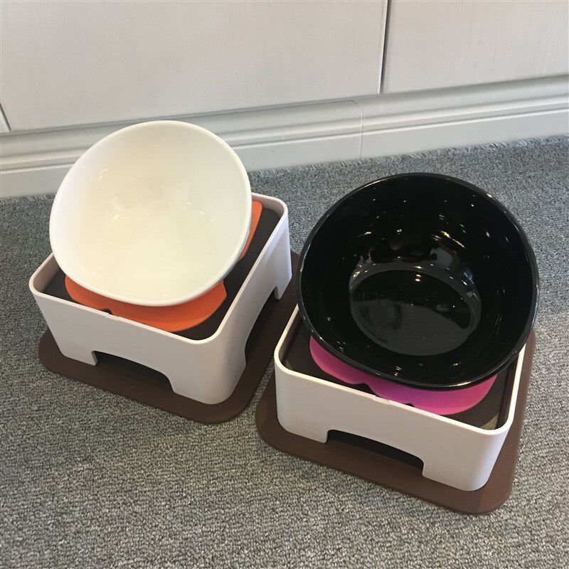 法国斗牛犬防滑陶瓷碗 英斗巴哥泰迪狗碗 食盆水盆宠物餐桌用品