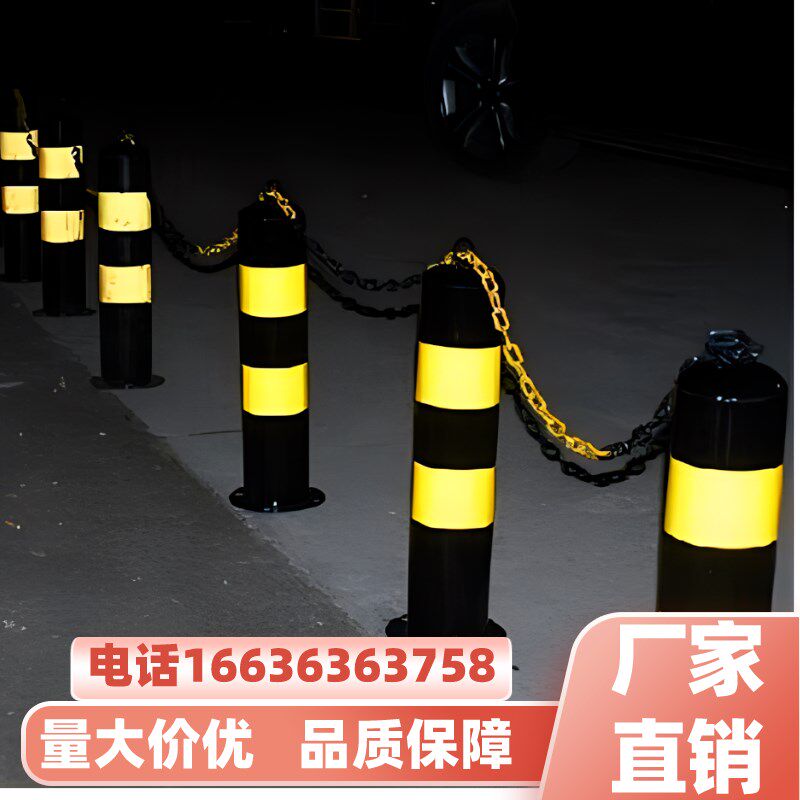 内蒙红白黑黄路桩反光膜带警示柱反光贴交通安全柱子电线杆反光