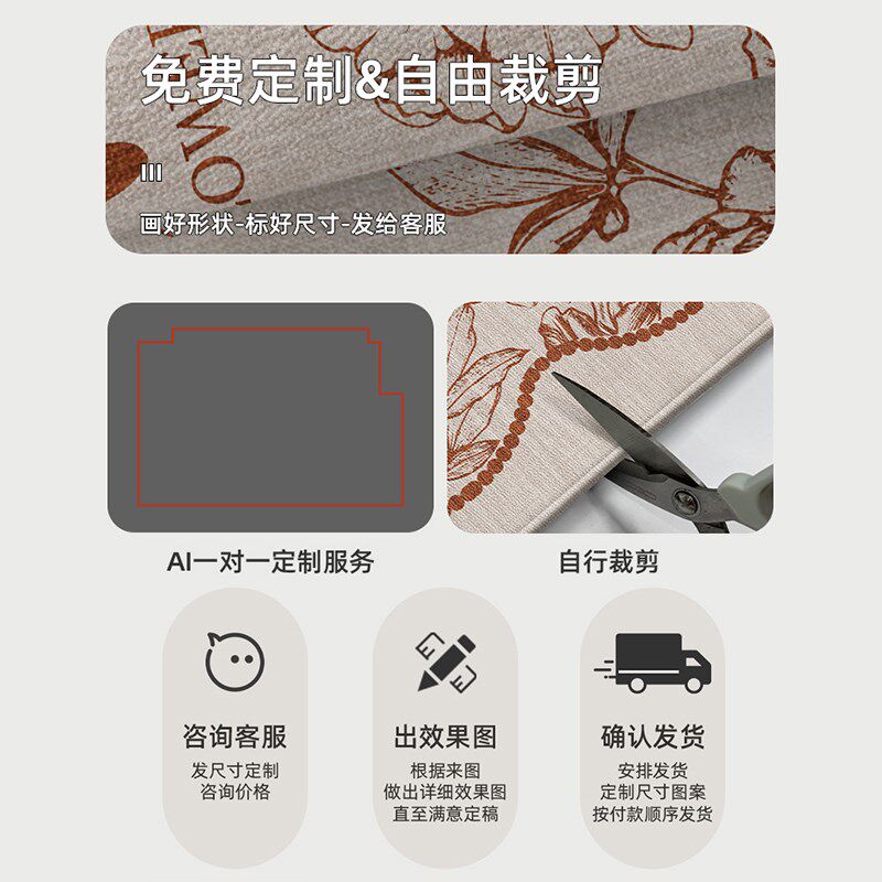 耐脏家用入户门垫室外吸尘脚踏垫可定制进门地毯垫大门口垫子门厅