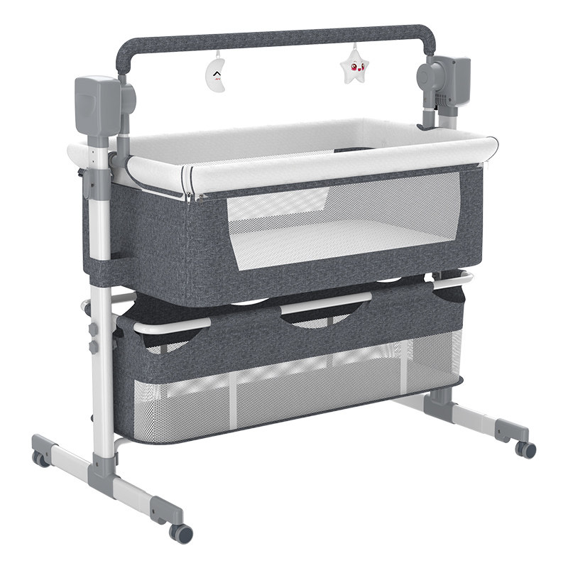 多功能婴儿电动摇篮床摇椅安抚宝宝哄娃神器摇窝拼接大床智能遥控