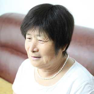 小函中老年假发女短发送妈妈真人发头套整顶假发套女奶奶短直发女