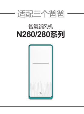 适配三个爸爸智氧新风N280/260过滤网除醛防霾滤芯套装