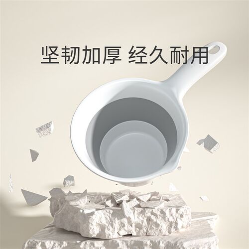 儿童洗澡水勺折叠悬挂宝宝水瓢勺家用小舀水瓢婴儿洗发洗头杯加厚