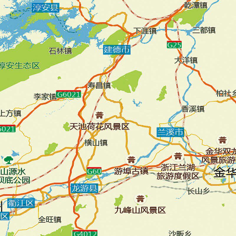 2025新款华东地区地图贴图办公室挂图高清壁贴超大装饰画定