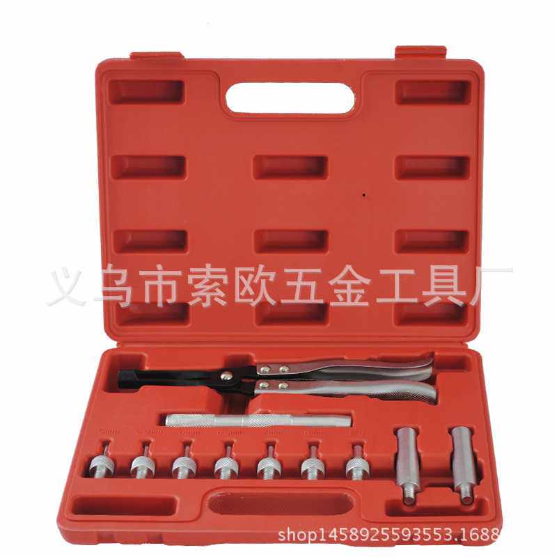 11件气门油封拆装工具组/气门油封钳/免拆式弹簧压缩器 /拔取钳