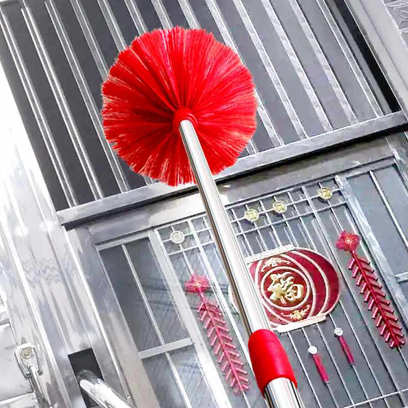 扫蜘蛛网神器可伸缩杆长扫把天花板房顶打扫灰尘掸子家用卫生保洁
