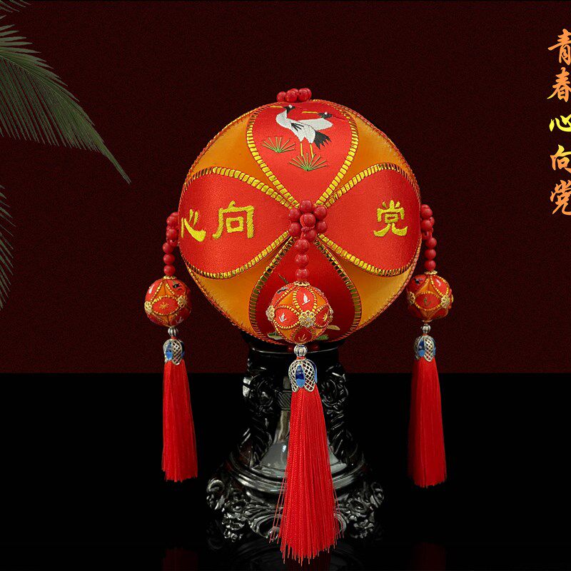 广西靖西绣蕴坊 纯手工绣球 民俗特色手工艺品