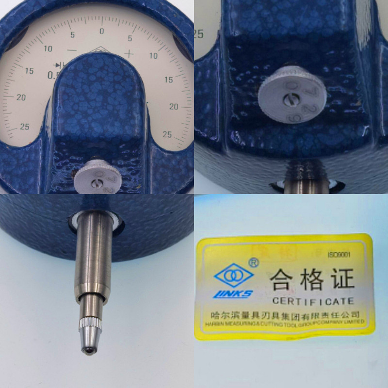 哈尔滨量具扭簧比较仪高精度机械百分指示表头配件固定座支架一套