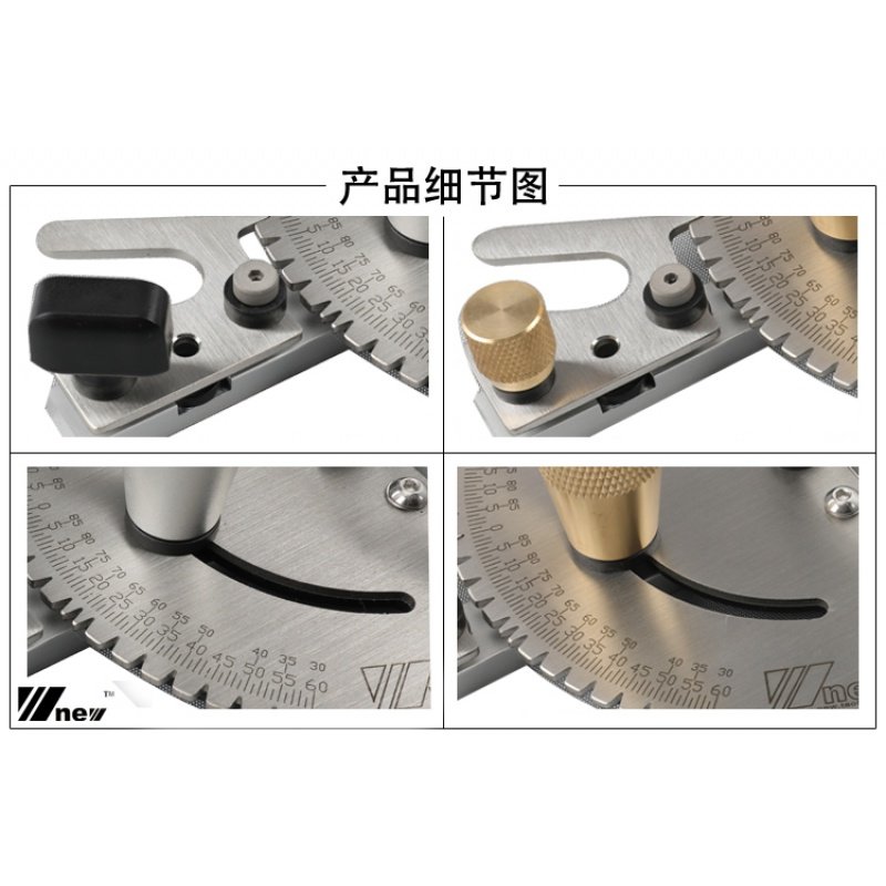 木工DIY铝合金台锯靠山限位开榫推把推尺滑槽带锯倒装