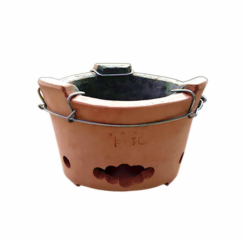 泥炉炭炉纯手工陶土炉商用家用煲汤老式打边炉室内炖肉煲汤泥土炉