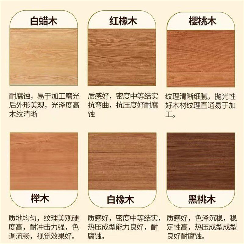 北美樱桃木桌板工作台吧台桌面板茶桌茶台餐桌书柜桌板实木板定制