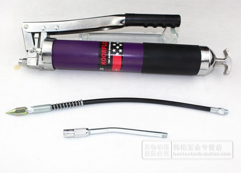富宇黄油枪手动紫色双压杆小松800cc重型专用润滑机注油器FY-218