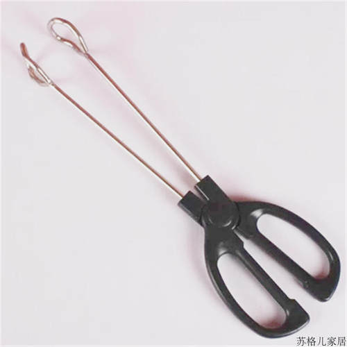 304不锈钢食品夹子食物烧烤夹子烘焙面包夹牛排夹菜加厚防烫