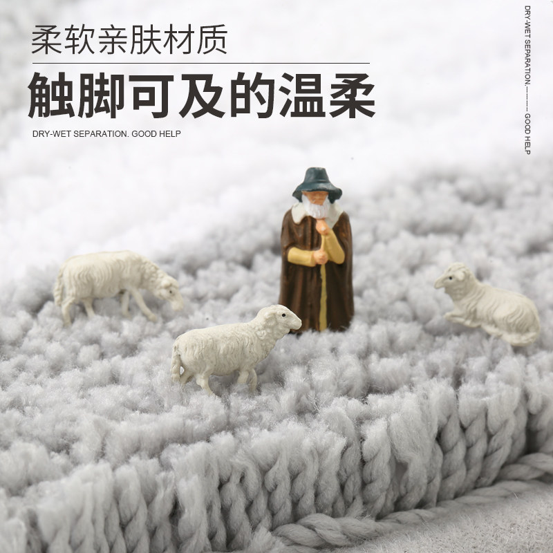 地垫简约北欧床边长地毯长条下床满铺垫推拉门客厅阳台脚垫厨房垫