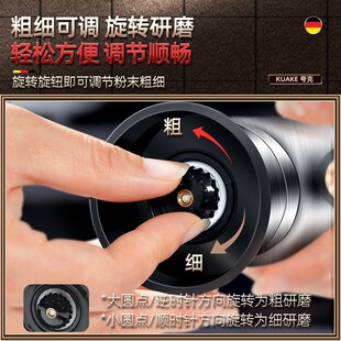 304不锈钢胡椒研磨器现磨黑白胡椒粒花椒粉海盐手动研磨瓶神器