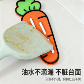 胡萝卜锅盖垫锅盖放置器台面沥水垫多功能隔热垫砧板收纳放置架