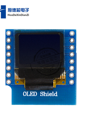 Wemos D1 MINI 0.66英寸OLED显示模块 液晶屏模块IIC/I2C接口